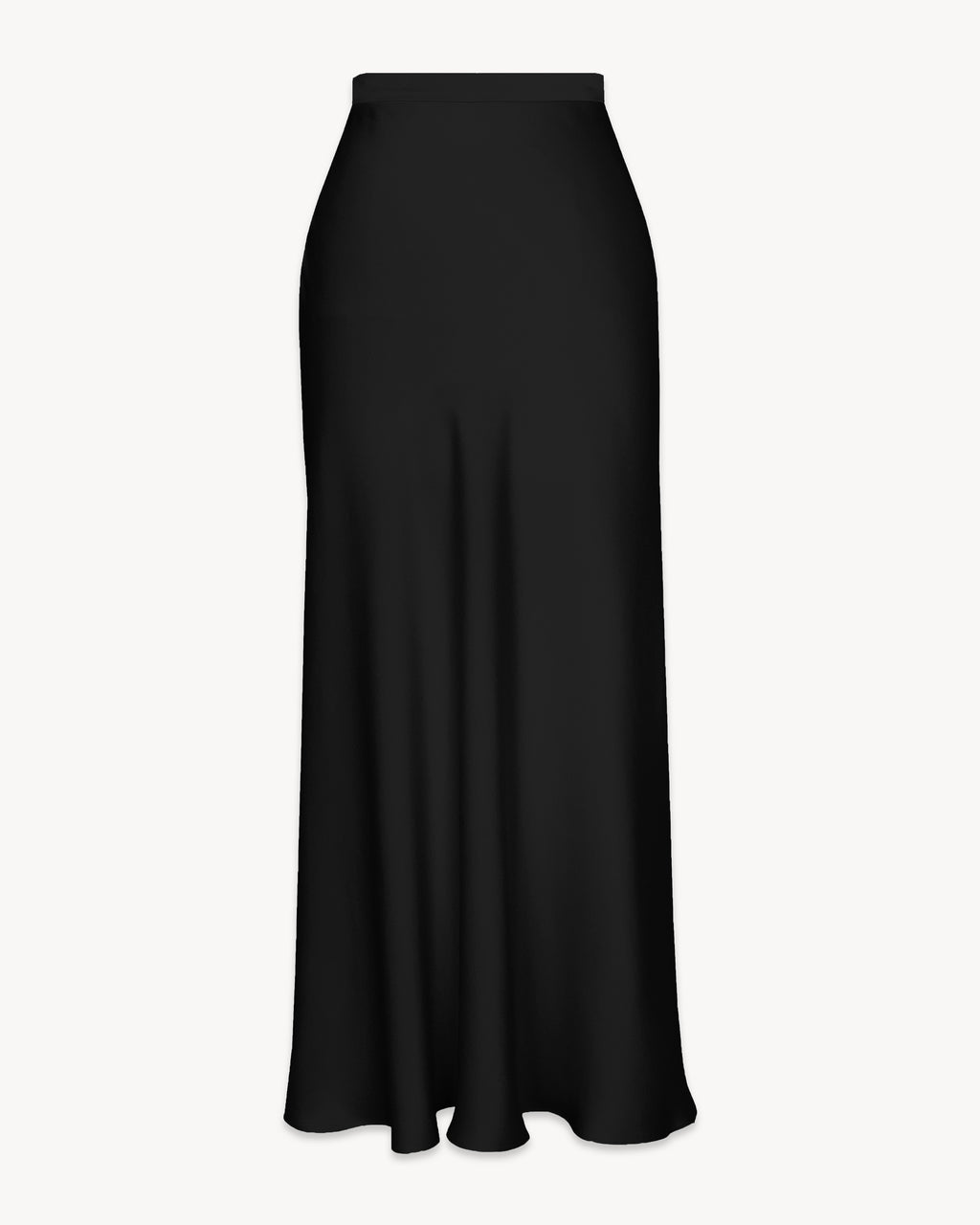 Slip Skirt in Satin Crepe