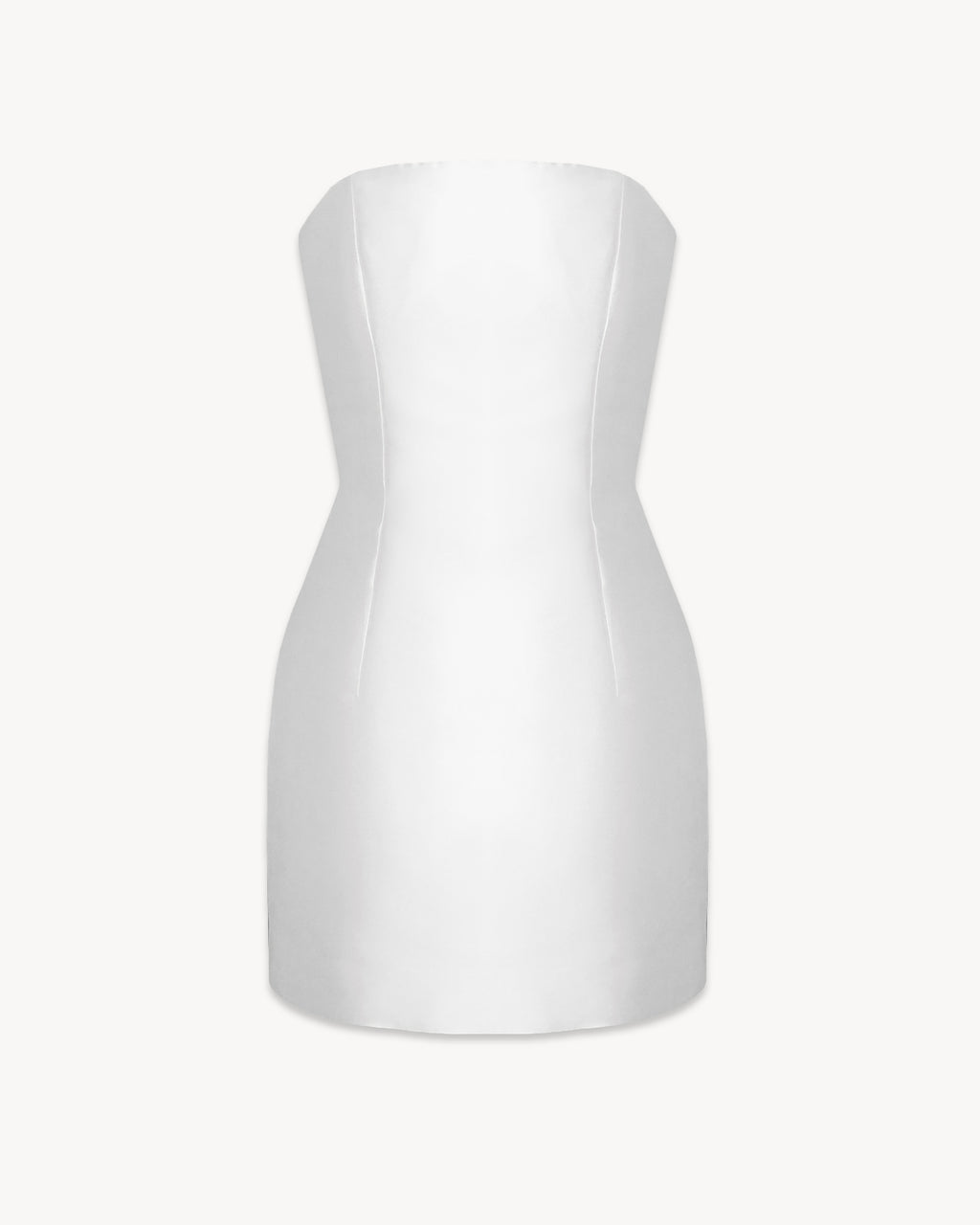 Bustier Mini Dress in Mikado
