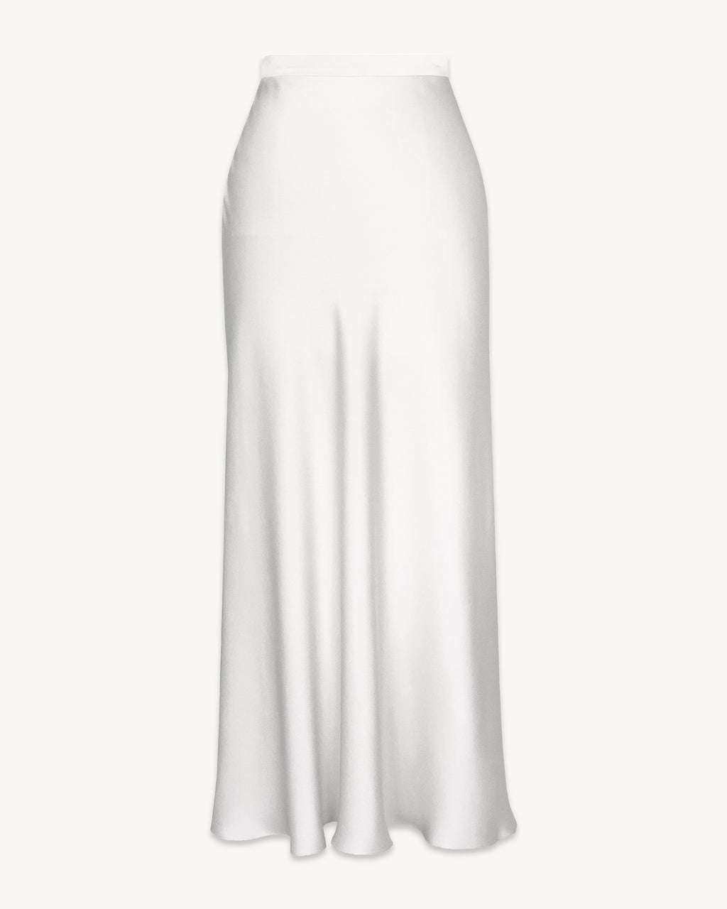 Slip Skirt in Satin Crepe